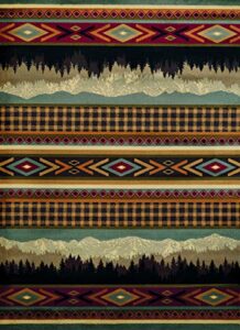 united weavers of america affinity spring mountain 1'10" x 3' rug, multi