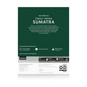 Starbucks K-Cup Coffee Pods—Dark Roast Coffee—Sumatra for Keurig Brewers—100% Arabica—4 boxes (96 pods total)