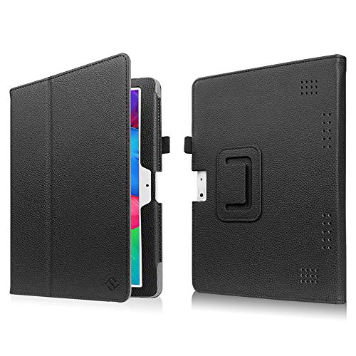 Fintie Case for ZONKO K105 10.1, MEIZE 10, Dragon Touch Notepad K10 / Max10 10.1 Tablet, Premium PU Leather Stand Cover for Lectrus, Victbing, Hoozo, Winsing 10 Android Tablet, Black