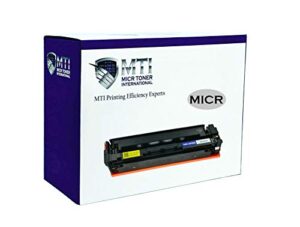micr toner international compatible magnetic ink cartridge replacement for hp 201a cf400a laser printers m252dw m252n m277c6 m277n m277dw mfp