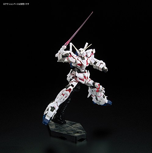 Bandai Hobby RG 1/144 Unicorn Gundam UC Model Kit Figure, Multi-Colored, 8" (BAN216741)