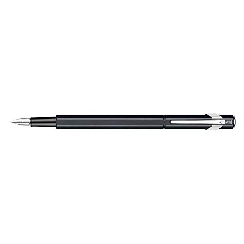 Caran d'Ache 849 0841-009 Fountain Pen, F, Fine Point, Black, Dual Use Type