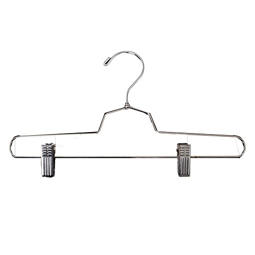 NAHANCO SLD-PANTHU, 14” High Polished Chrome Chic Skirt/Pant Hanger (Pack of 25)