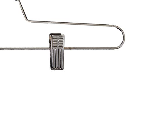 NAHANCO SLD-PANTHU, 14” High Polished Chrome Chic Skirt/Pant Hanger (Pack of 25)