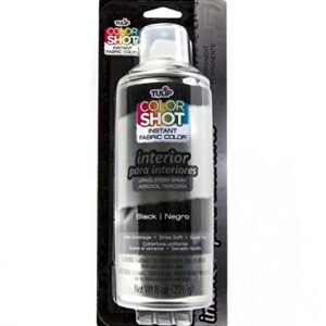 Tulip ColorShot Instant Fabric Color Interior Upholstery Spray 8 oz - Black