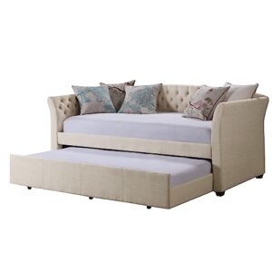 rosevera elsa01 elsa twin size daybed with trundle charcoal