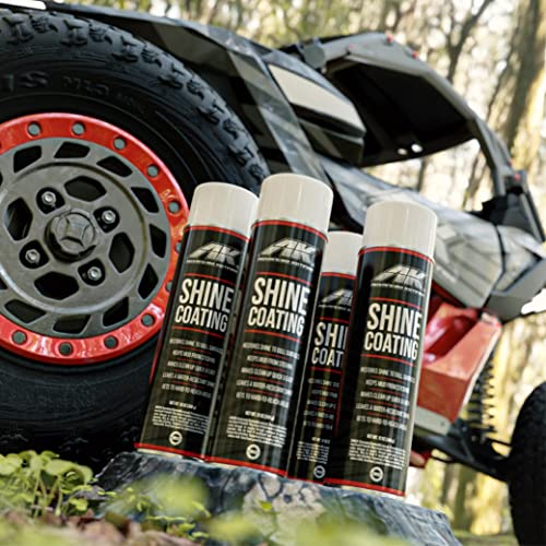 Advanced Kotings High Gloss Shine Coating Spray | Revives Dull Surfaces, UV Protectant, Vinyl, Rubber, Plastic, Easy Off-Road Clean-Up, ATV, UTV, Dirt Bikes Surfaces | Net Weight 12oz - Single Bottle