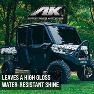 Advanced Kotings High Gloss Shine Coating Spray | Revives Dull Surfaces, UV Protectant, Vinyl, Rubber, Plastic, Easy Off-Road Clean-Up, ATV, UTV, Dirt Bikes Surfaces | Net Weight 12oz - Single Bottle