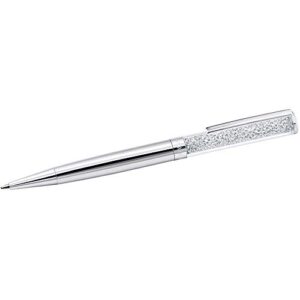 crystalline ballpoint pen, chrome plated