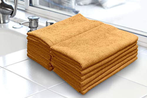 Detailer's Preference Premium Cleaning Edgeless Microfiber Towels 350gsm 16 x 16 Inches 12 Pack