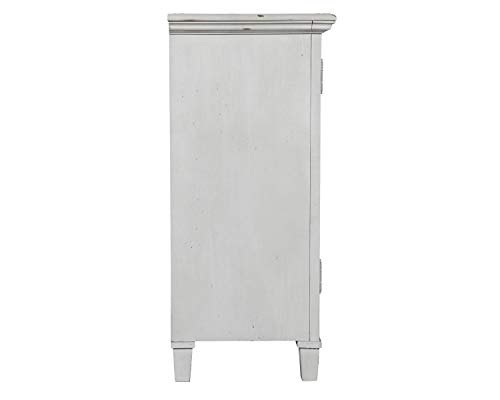 Signature Design by Ashley Mirimyn Vintage Accent Cabinet or TV Stand, Light Gray