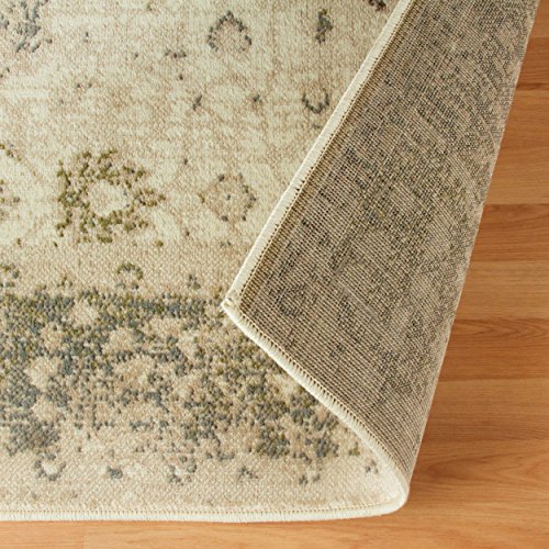 Superior Conventry Collection Area Rug, 8mm Pile Height with Jute Backing, Vintage Distressed Oriental Rug Design, Fashionable and Affordable Woven Rugs - 5' x 8' Rug