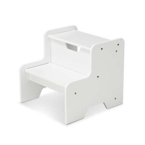 melissa & doug step stool - white