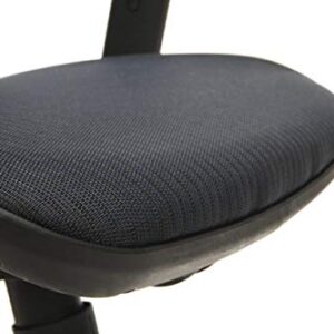 OFM Essentials Collection Mesh Seat Ergonomic Office Chair with Lumbar Support, in Black