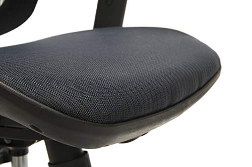 OFM Essentials Collection Mesh Seat Ergonomic Office Chair with Lumbar Support, in Black