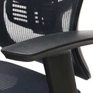 OFM Essentials Collection Mesh Seat Ergonomic Office Chair with Lumbar Support, in Black