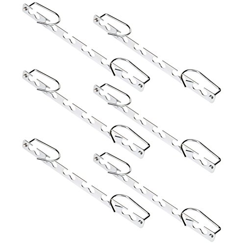 H&S Metal Space Saving Hangers for Closet Organization - Hang 6 Clothes in 1 - Heavy-Duty Non-Slip Storage Saver Coat Hanger