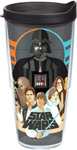 tervis made in usa double walled star wars insulated tumbler cup keeps drinks cold & hot, 24oz, classic group