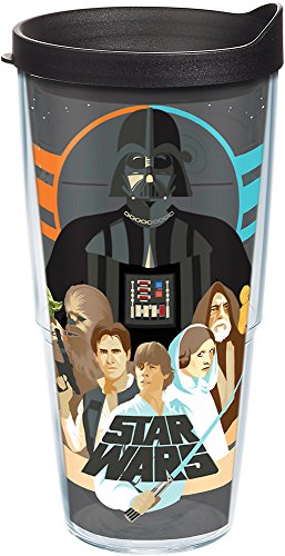 Tervis Made in USA Double Walled Star Wars Insulated Tumbler Cup Keeps Drinks Cold & Hot, 24oz, Classic Group