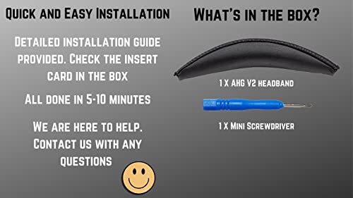 Replacement AE2 Headband/SoundTrue Headband V2 Cushion. Compatible with Bose Around-Ear 2 (AE2), SoundLink Around-Ear 1, Around-Ear Wireless (Ae2w) and SoundTrue Around-Ear 1 Headphones