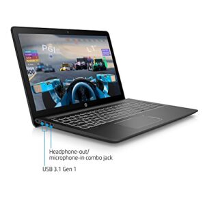 HP Pavilion Power 15-inch Laptop, Intel Core i7-7700HQ , AMD Radeon RX 550, 12GB RAM, 1TB hard drive, Windows 10 (15-cb071nr, Black), Gaming