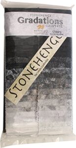 stonehenge gradations graphite stone strips 40 2.5-inch strips jelly roll northcott