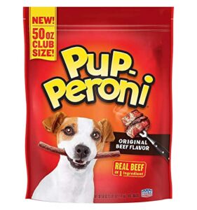 europe standard pup-peroni dog snacks original beef flavor, 50 oz.