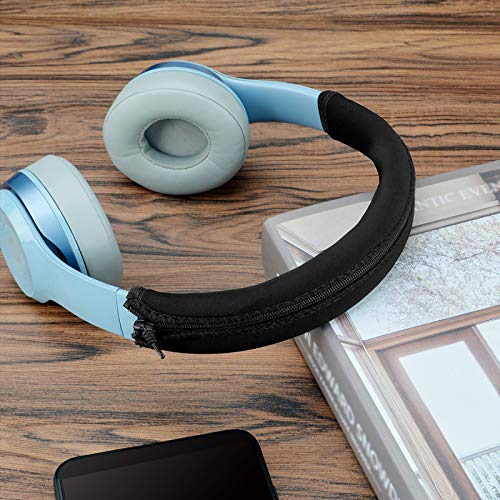 Geekria Headband Cover for Beats Solo 3, Solo 2 Headphones, Headband Protector, Headband Cover Cushion Pad Repair Part, Easy DIY Installation (Black)