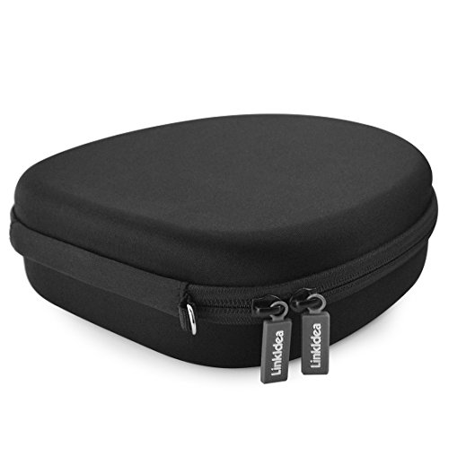 Linkidea Headphones Carrying Case Compatible with Bose QuietComfort QC45, QC35 II, QC SE, SoundLink, SoundTrue Case, Protective Hard Shell Travel Bag with Cable, Charger Storage (Black)