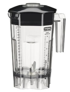waring commercial cac139 blender jar, clear, 11.75 x 6.88 x 6.75 inches