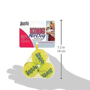 KONG Air Dog Squeakair Dog Toy Tennis Balls, X-Small, 6-Balls