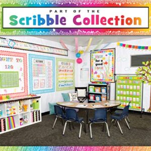 Teacher Created Resources Colorful Scribble Magnetic Border, 77290 0.375 H x 27.5 L x 3 W