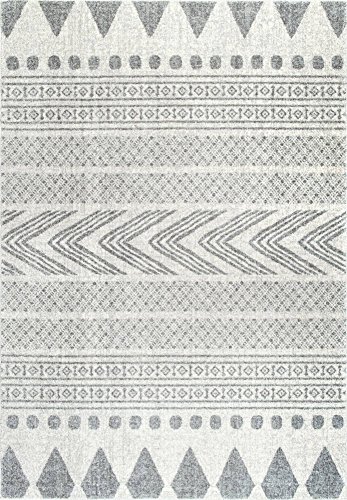 nuLOOM Shaina Tribal Area Rug, 5' x 7' 5", Grey