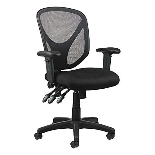 Realspace MFTC 200 Multifunction Ergonomic Super Task Chair, Black Item # 493876