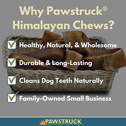 Pawstruck Monster Himalayan Yak Dog Chew Pet Food (6 to 7 oz.) Natural Yak & Cow Milk/Cheese Long-Lasting, Jumbo Treat for Dog, Best XL Thick Chew Stick, 7 Ounces