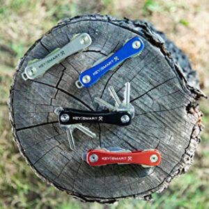 KeySmart Rugged - Multi-Tool Key Holder with Bottle Opener and Pocket Clip (up to 14 Keys, Titanium)