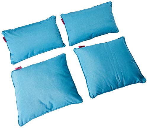 Christopher Knight Home Coronado Outdoor Water Resistant Pillows, 4-Pcs Set, Teal