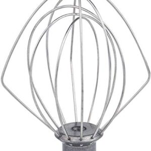 KITCHPOWER K45WW Wire Whip Attachment for Tilt-Head Stand Mixer for KitchenAid Stainless Steel Egg Cream Stirrer, Flour Cake Balloon Whisk