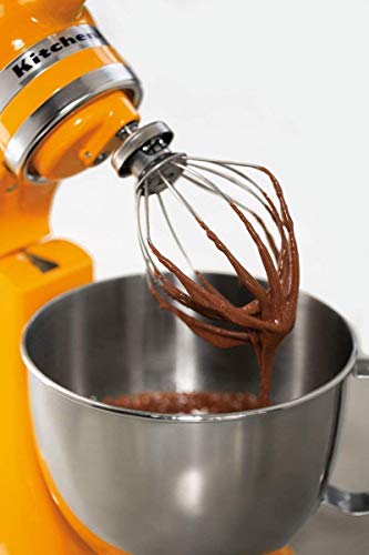 KITCHPOWER K45WW Wire Whip Attachment for Tilt-Head Stand Mixer for KitchenAid Stainless Steel Egg Cream Stirrer, Flour Cake Balloon Whisk