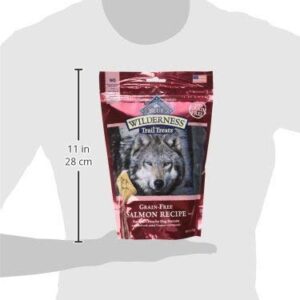 Wilderness Blue Buffalo Trail Treats Grain-Free Dog Biscuits 2 Flavor Variety Bundle: (1) Duck, and (1) Salmon, 10 Ounces