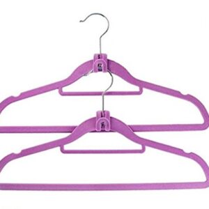 20Pcs Mini Cascading Hooks Clothes Hanger Rack Connector for Plastic Metal Wood Flocked Hangers (Gray)