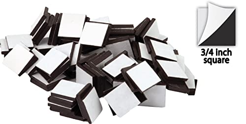 Adhesive Magnetic Squares (3/4" sq)