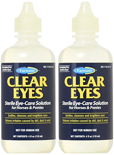 (2 Pack) Farnam Clear Eyes for Horses, 4fl oz