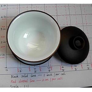 Yixing Teacup Chinese Kungfu Tea Bowl Classic Gaiwan Cup