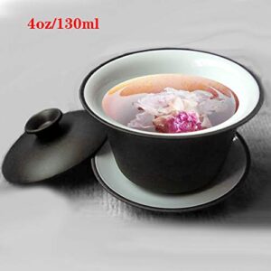 Yixing Teacup Chinese Kungfu Tea Bowl Classic Gaiwan Cup