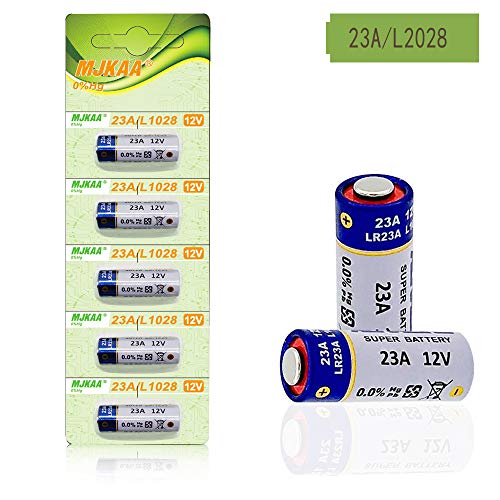 MJKAA 10 Count A23 23a 12 Volt Battery for Garage Doors Opener, Doorbells Remotes MN21 23GA GP23AE A23S LR23A L1028