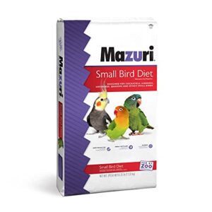 mazuri | nutritionally complete for small birds | 25 pound (25 lb.) bag