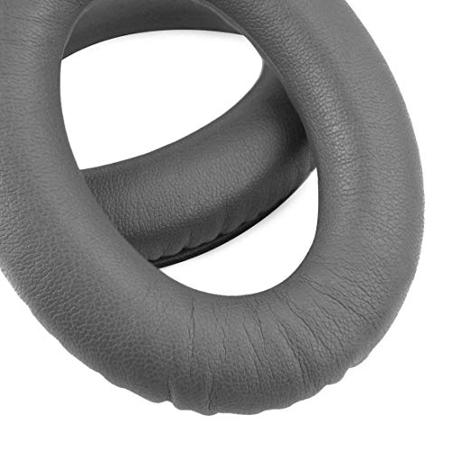 Geekria QuickFit Replacement Ear Pads for Bose SoundTrue, AE2, AE2i, AE2w Around-Ear Headphones Ear Cushions, Headset Earpads, Ear Cups Cover Repair Parts (Dark Grey)