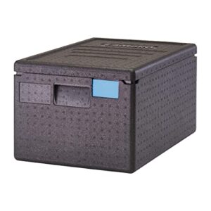 cambro epp180sw110 black cam go box top loading catering box case of 1
