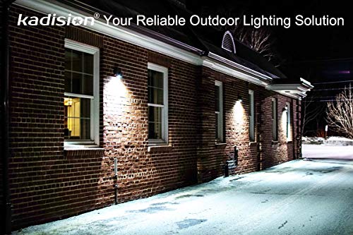 kadision 30W LED Wall Pack Light with Dusk-to-Dawn Photocell, 0-90° Adjustable Head Full Cutoff Waterproof Outdoor Lighting Fixture, 3600lm 5000K Daylight 100-277V ETL Listed